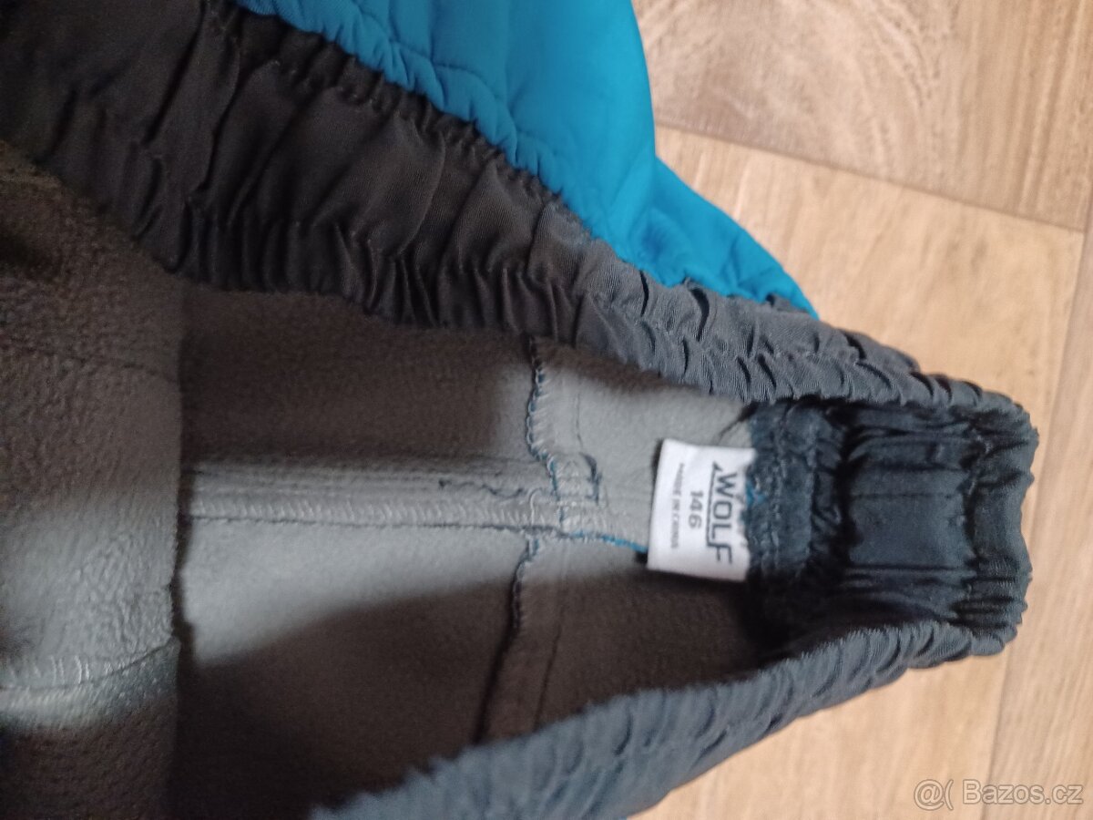 Zateplené kalhoty Wolf 146 šedé - 3