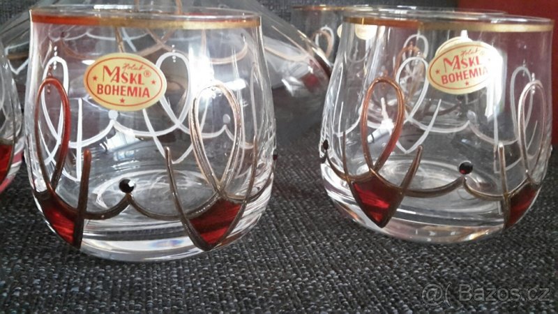 Nová skleněná sada v dárkové krabici - 3