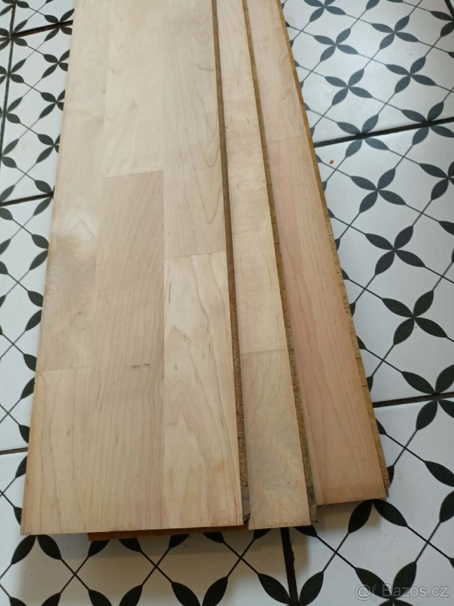 Plovoucí dřevěné podlaha nová - 3