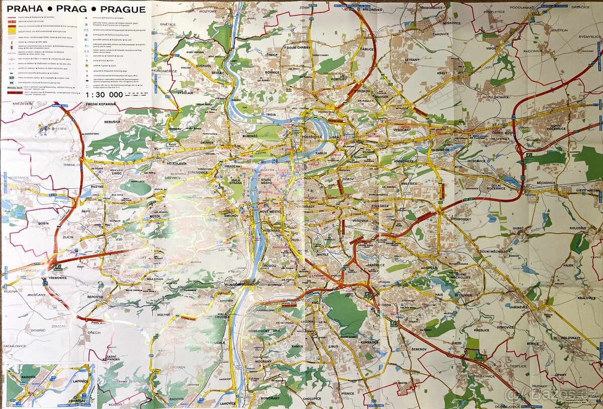 Mapa - Praha pro Motoristy 2003 - 3