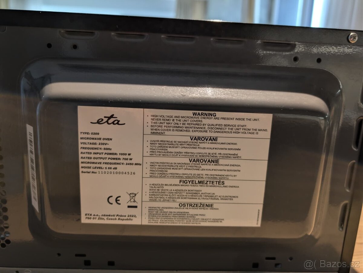 Mikrovlnna trouba ETA - 3