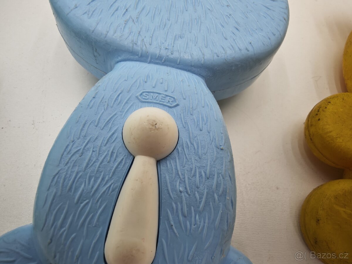 Stará retro hračka medvídci Směr . - 3