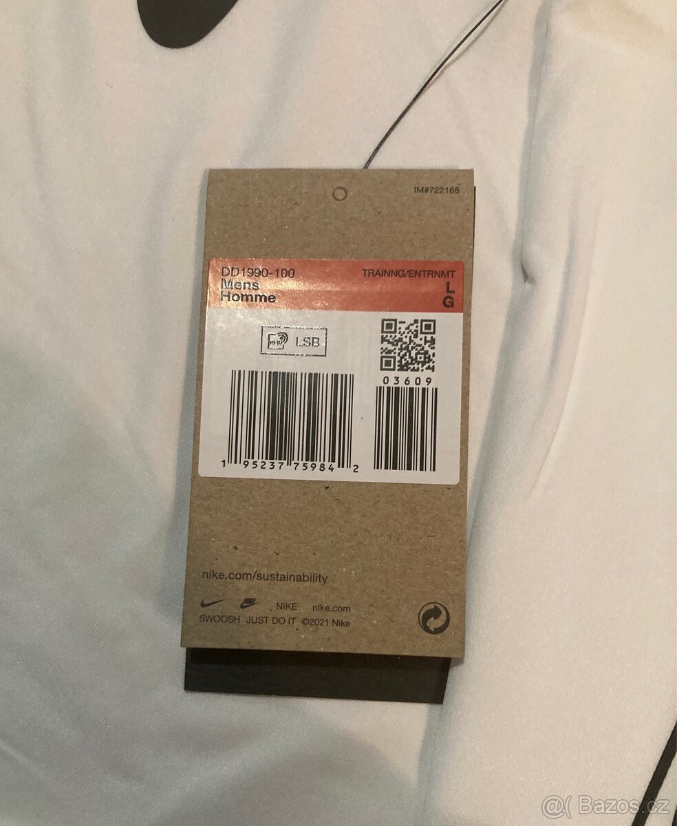 Termotriko Nike Pro Bílé L - 3