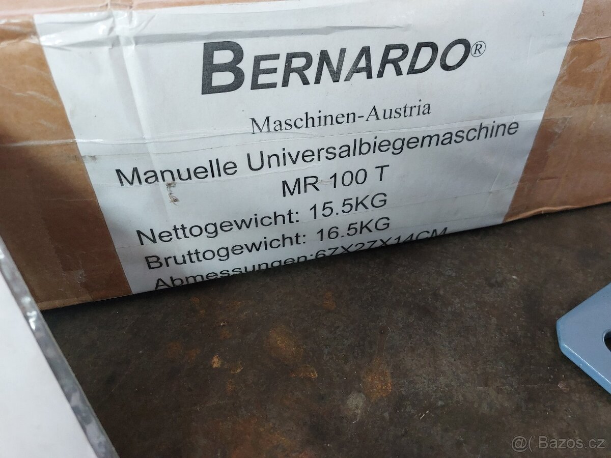 Prodám universální ohýbačku profilů Bernardo MR 100T - 3