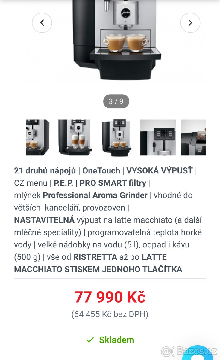 Kávovar JURA x8 - 3