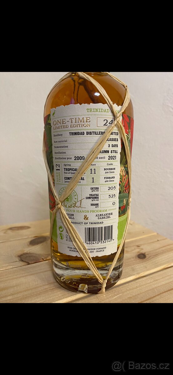 Plantation Trinidad 2009 51,8% limitovaná edice rum - 3