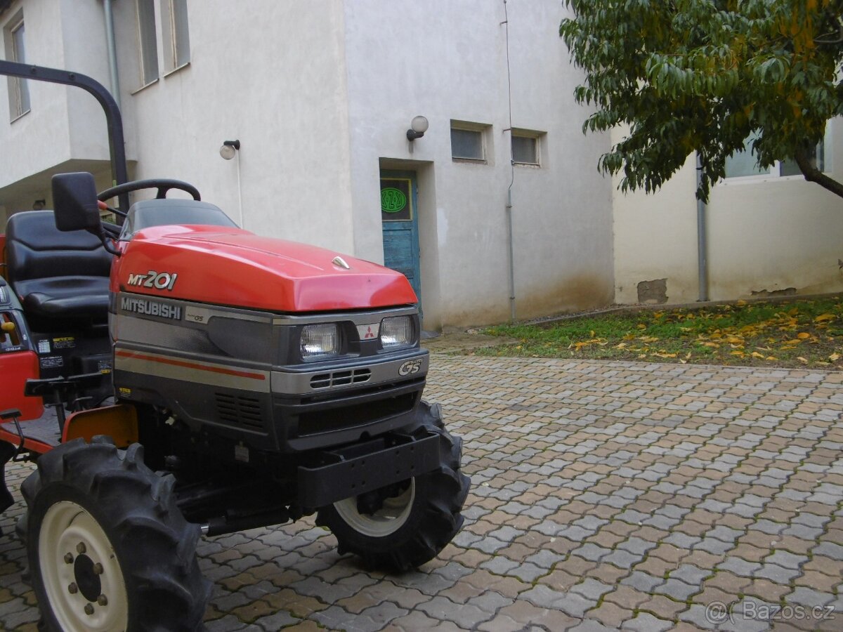 Malotraktor MITSUBISHI MT201D s rotavátorem - 3