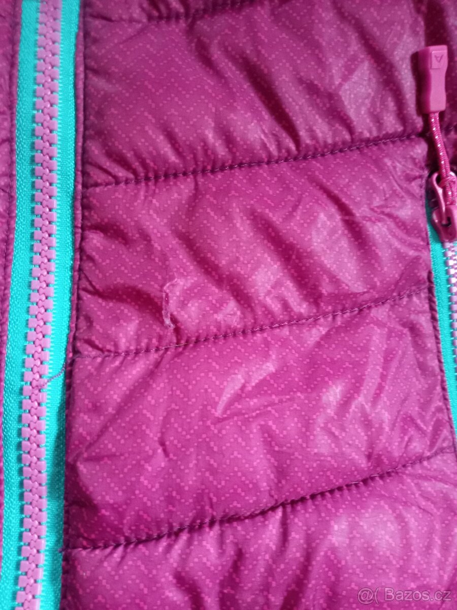 Kvalitní lehká bunda Alpine pro 104-110 - 3