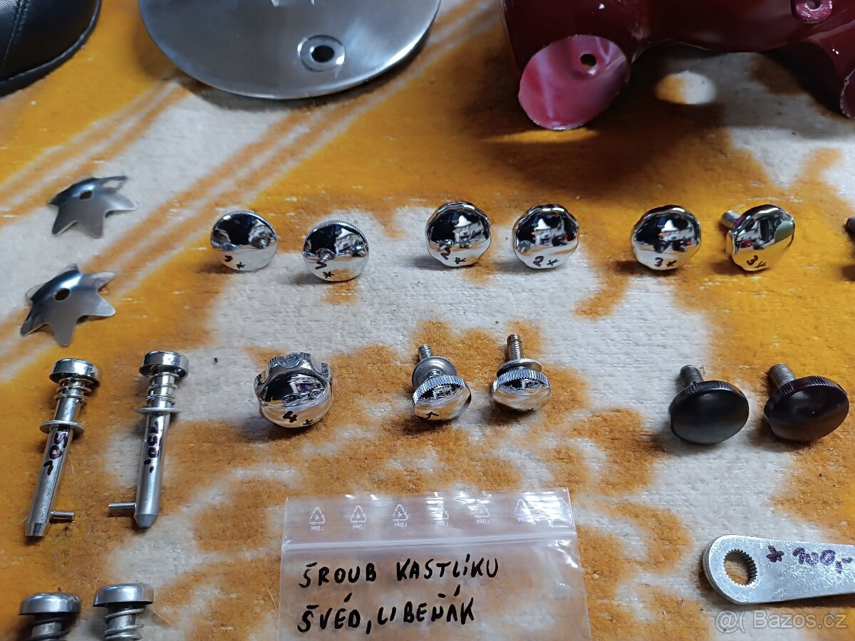 Pérák díly,šroub,sedlo,maska,světlo,štít,filtr,klic - 3