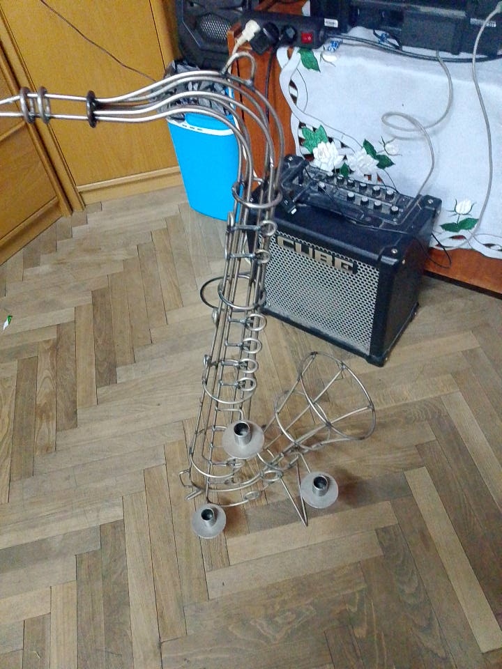 Dekorace saxofon - 3