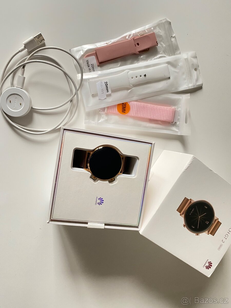 Dámské Smart hodinky Huawei Watch GT2 Refined gold - 3