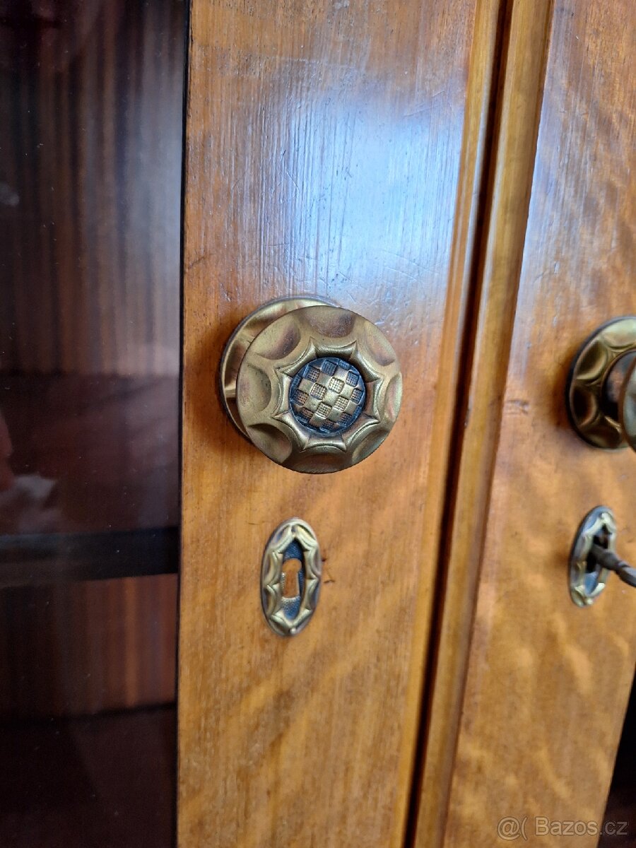 Art Deco - skříň, vitrína či knihovna - 3