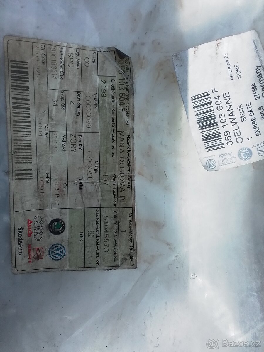 Olejová vana 2.5TDI, 059 103 604 F - 3