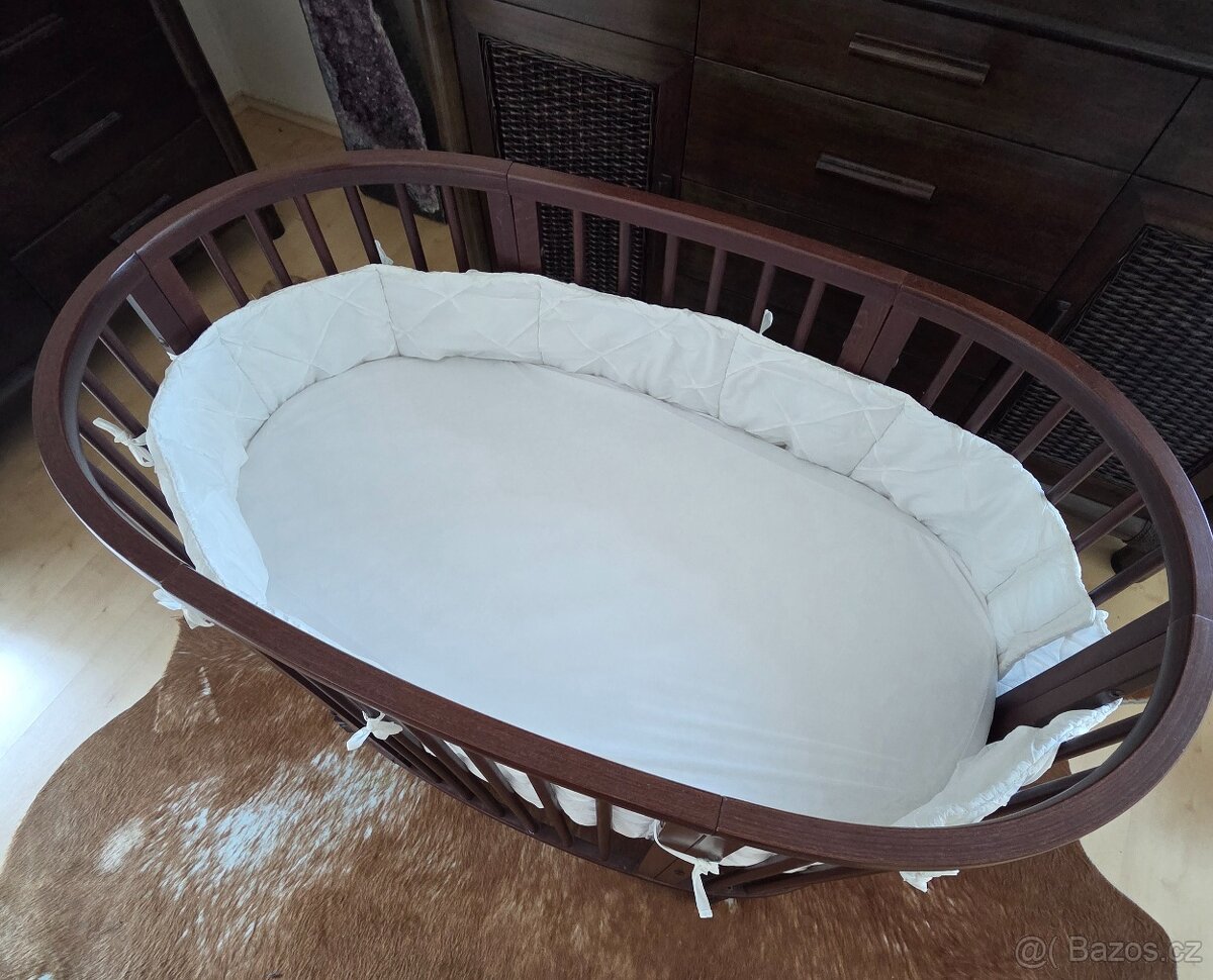 Stokke Sleepi – limitovaná edice, tmavě hnědá + příslušenstv - 3