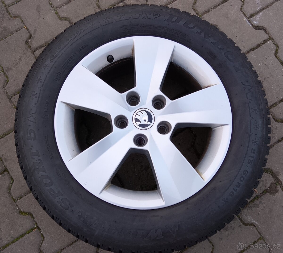 Zimní alu disky originální Škoda Superb III 5x112 R16 - 3