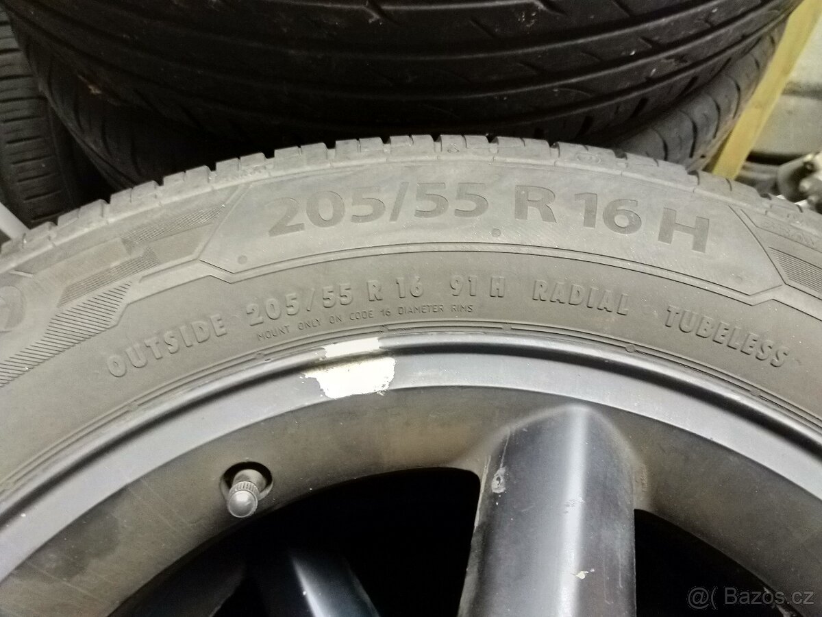 Kola, ráfky, pneumatiky, Barum bravuris 5, Octavia 1 - 3