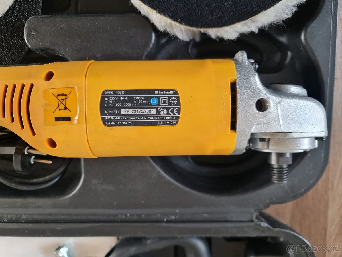 Úhlová leštička Einhell BPPS 1100 E - 3