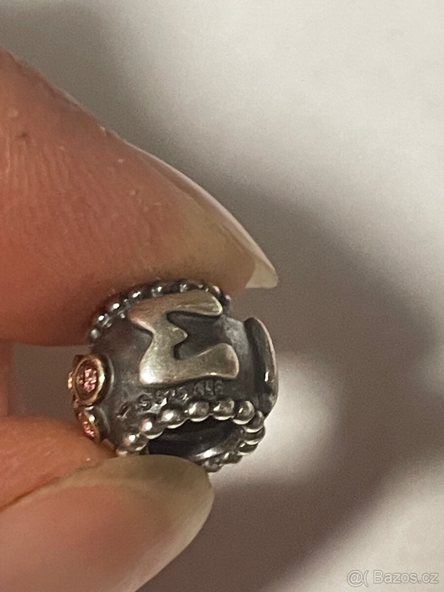 pandora koralky se zlatem - 3