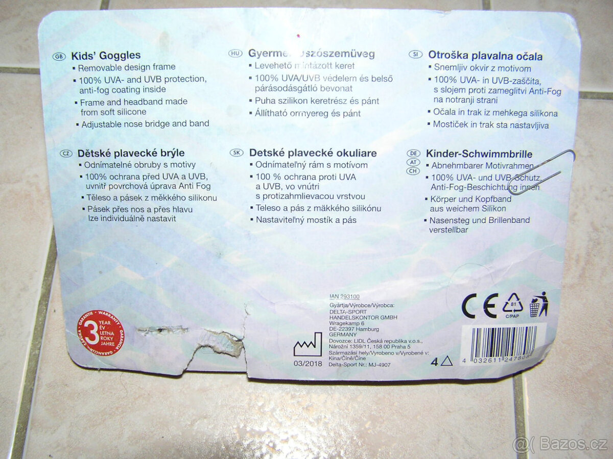 Dětské plavecké brýle Crivit - 3