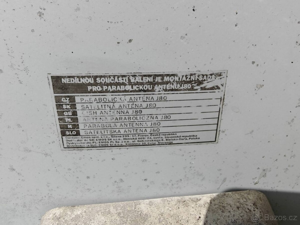 Satelitní parabola 80cm s držákem - 3