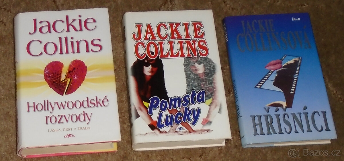 knihy - autorka Jackie Collins - 3