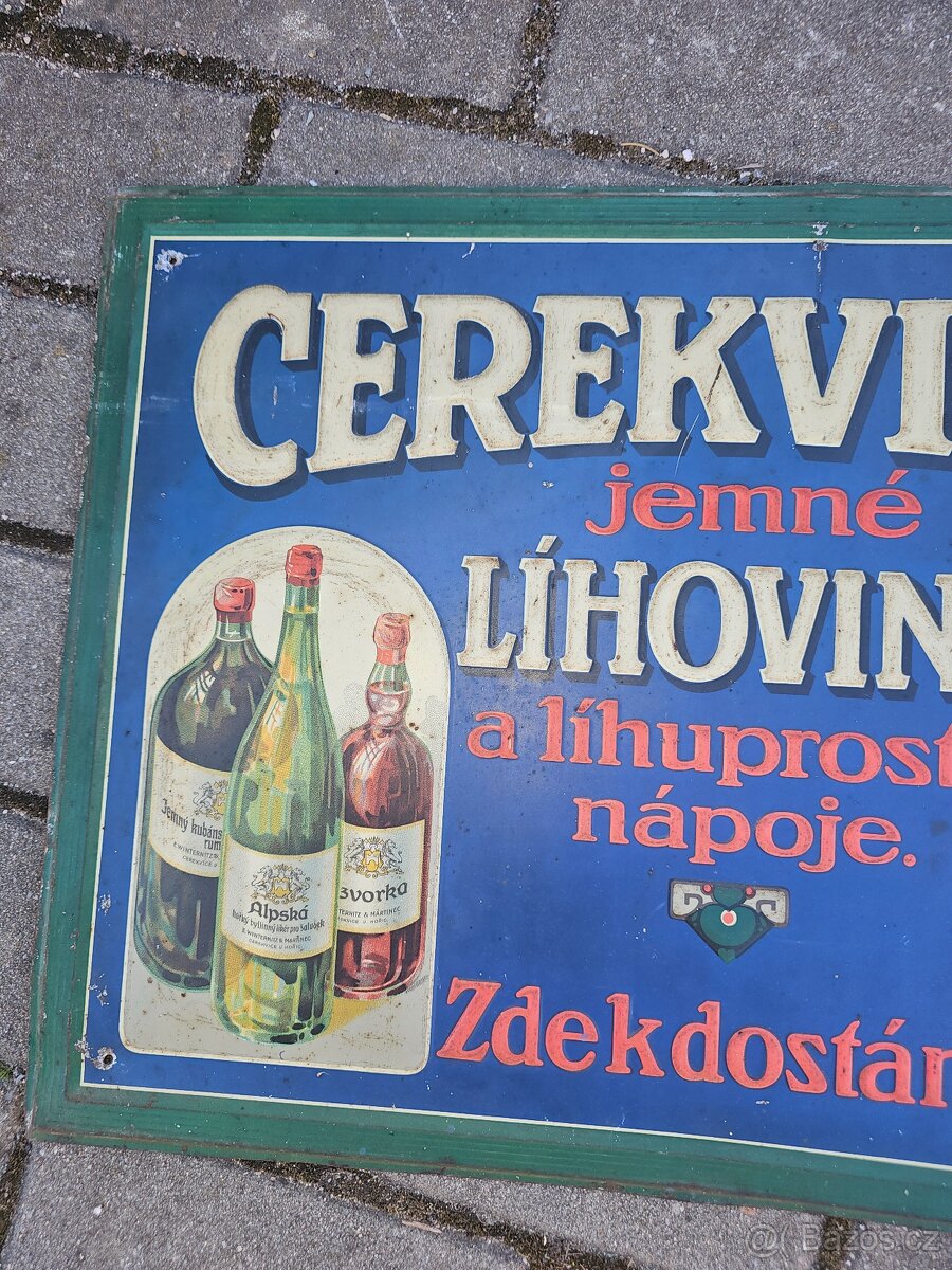 Plechová cedule - 3