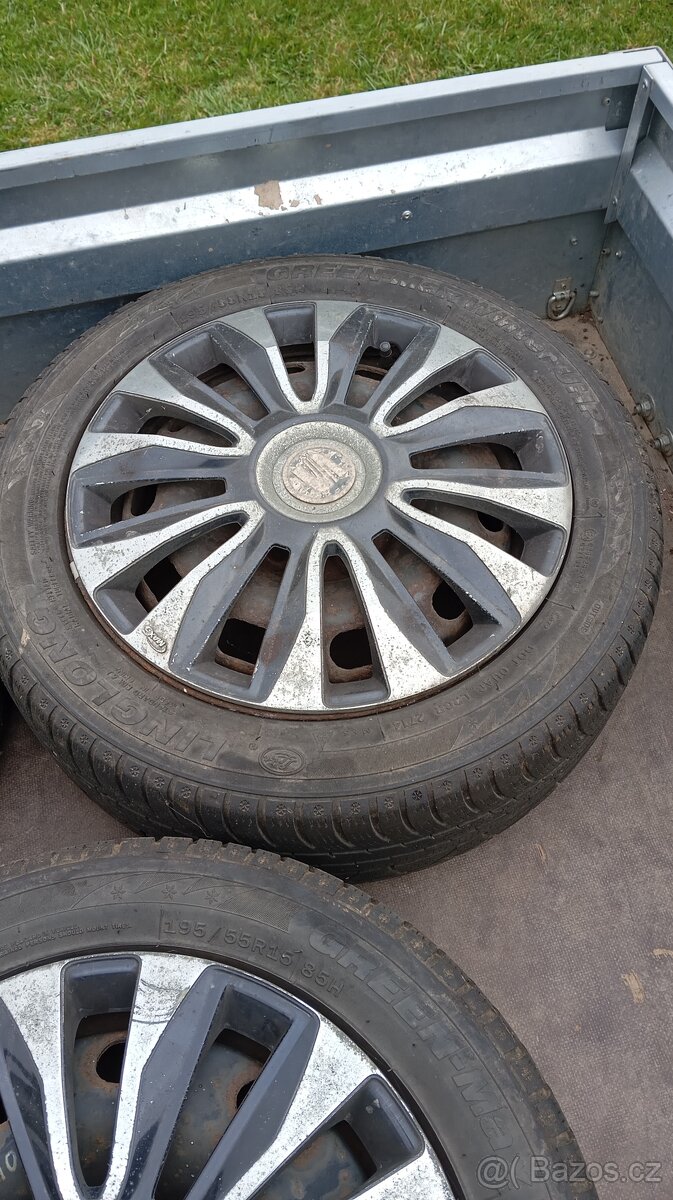 Plechová kola 195/55R15 85H - 3