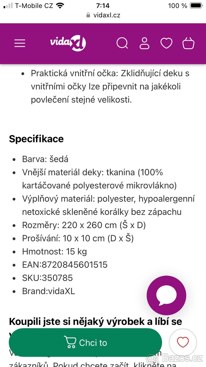 Zatezova deka 220/260 15 kg - 3