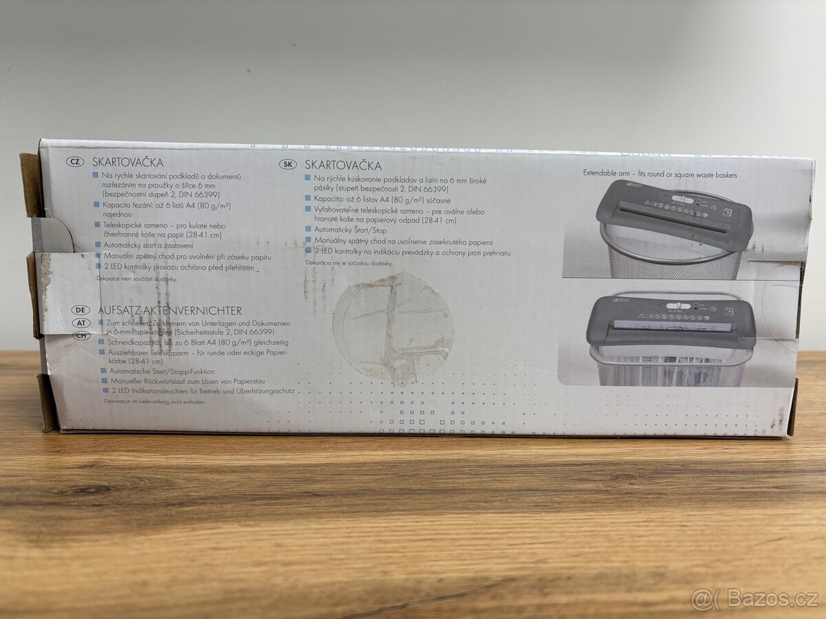 Skartovačka přenosná - nová - 3