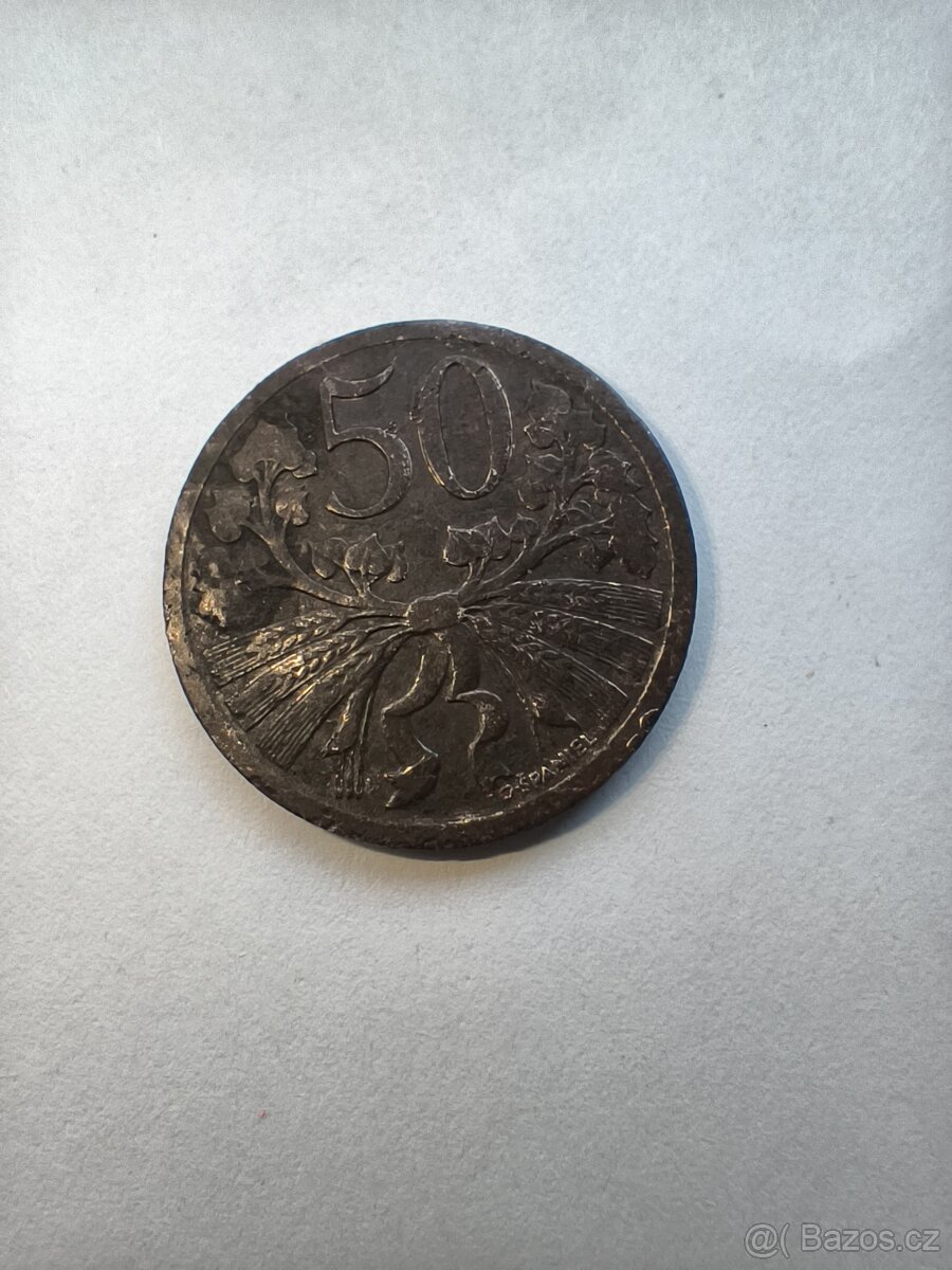 50 Haléř 1926 , VELMI VZÁCNÝ - 3