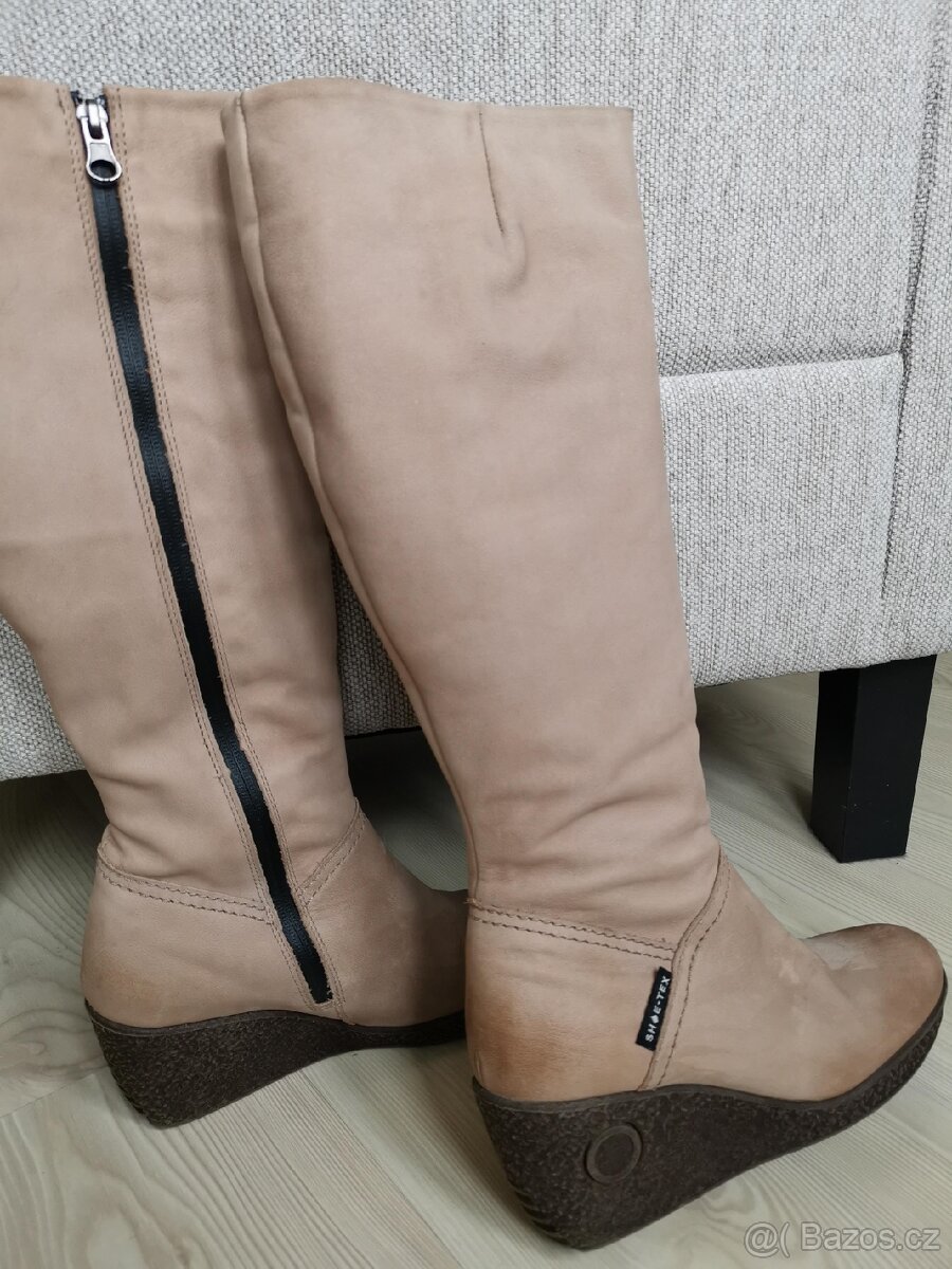 Dámské kožené kozačky - 3