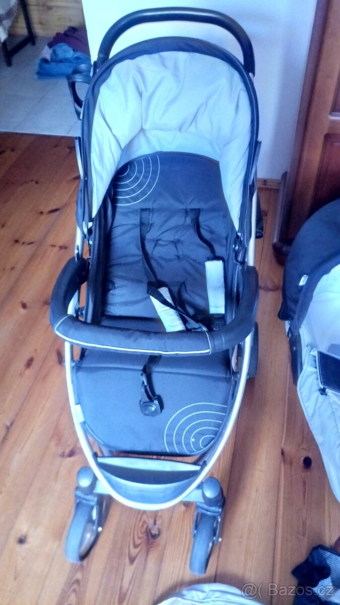 Kočárek 3v1 hluboká korba,sportovní sedačka,autosedacka - 3