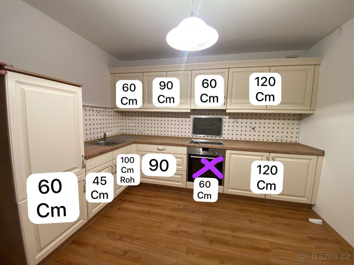 Moderní kuchyňská linka bez spotřebičů - 3