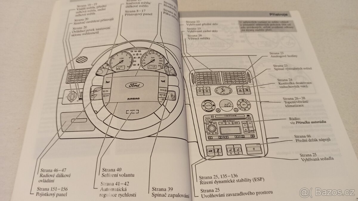 Ford Mondeo 3 - český návod k obsluze – příručka uživatele - 3