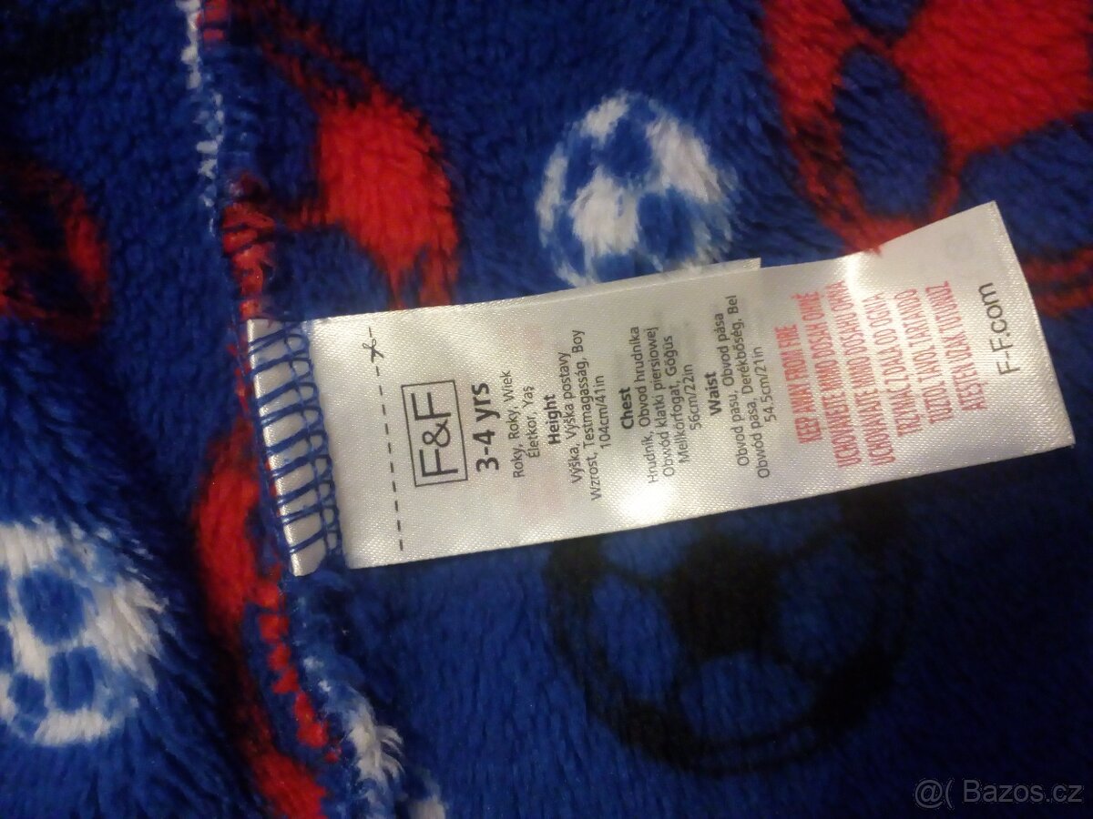 Dětský župánek 3-4 let. - 3