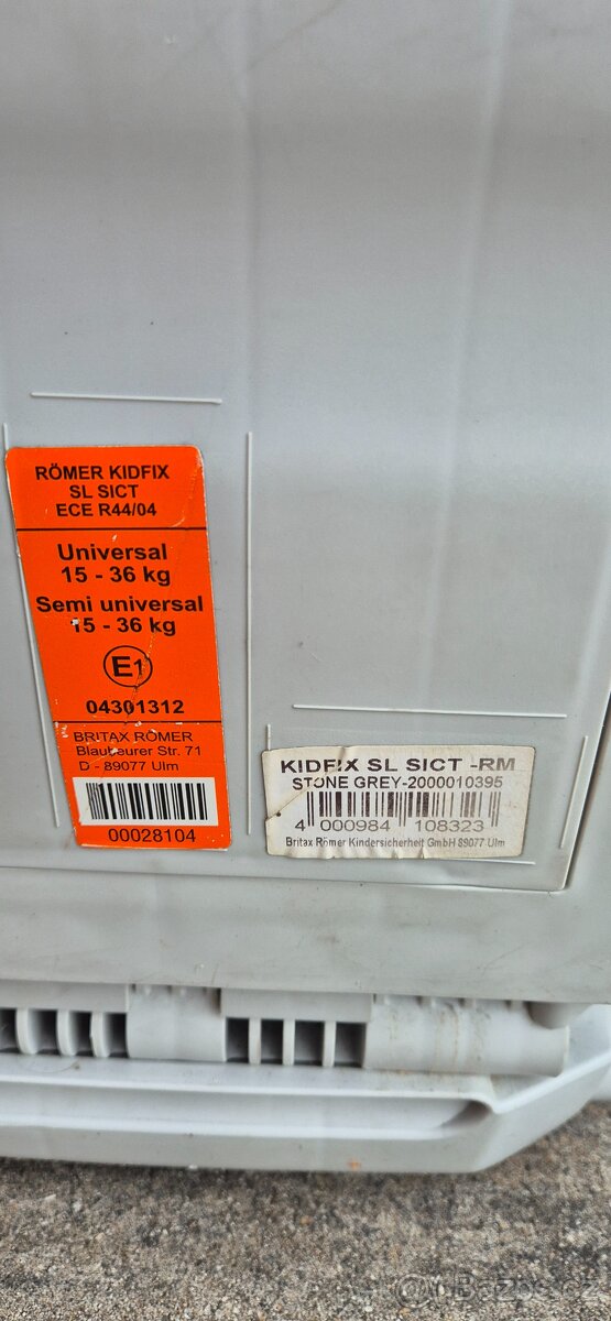 Autosedačka Britax Römer KIDFIX, 15-36kg - 3