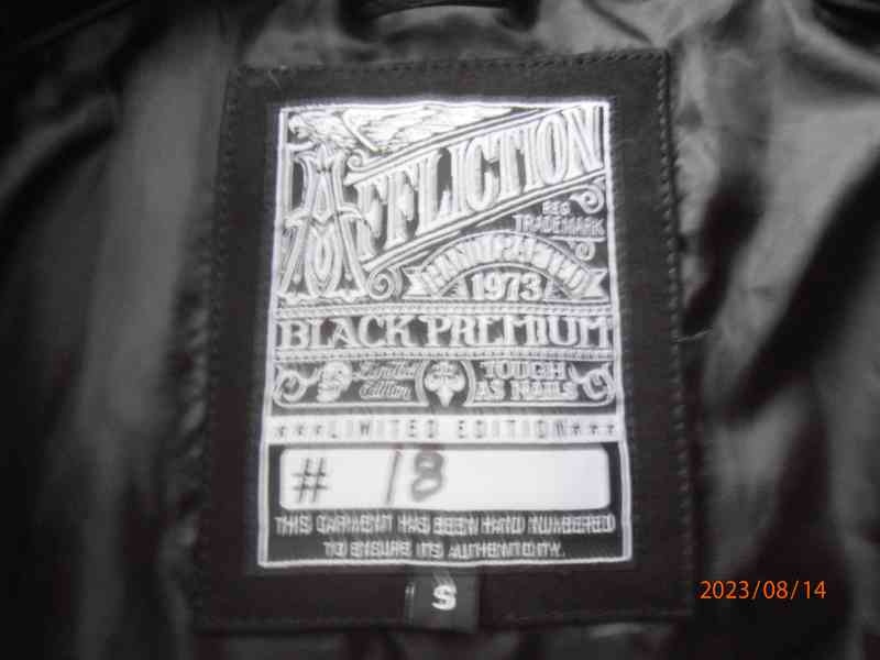 kožená značková bunda - 3