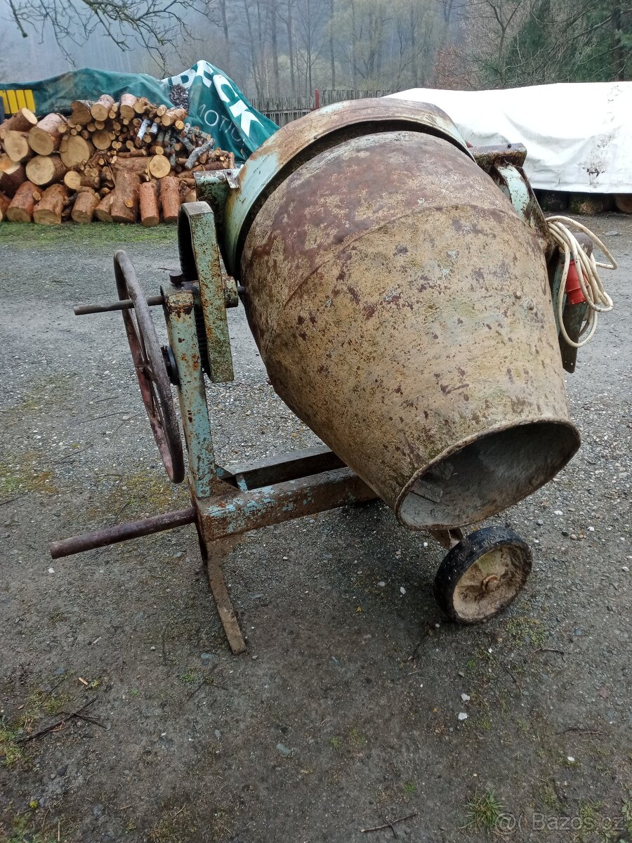 Míchačka 400V, 3 kolečka - 3