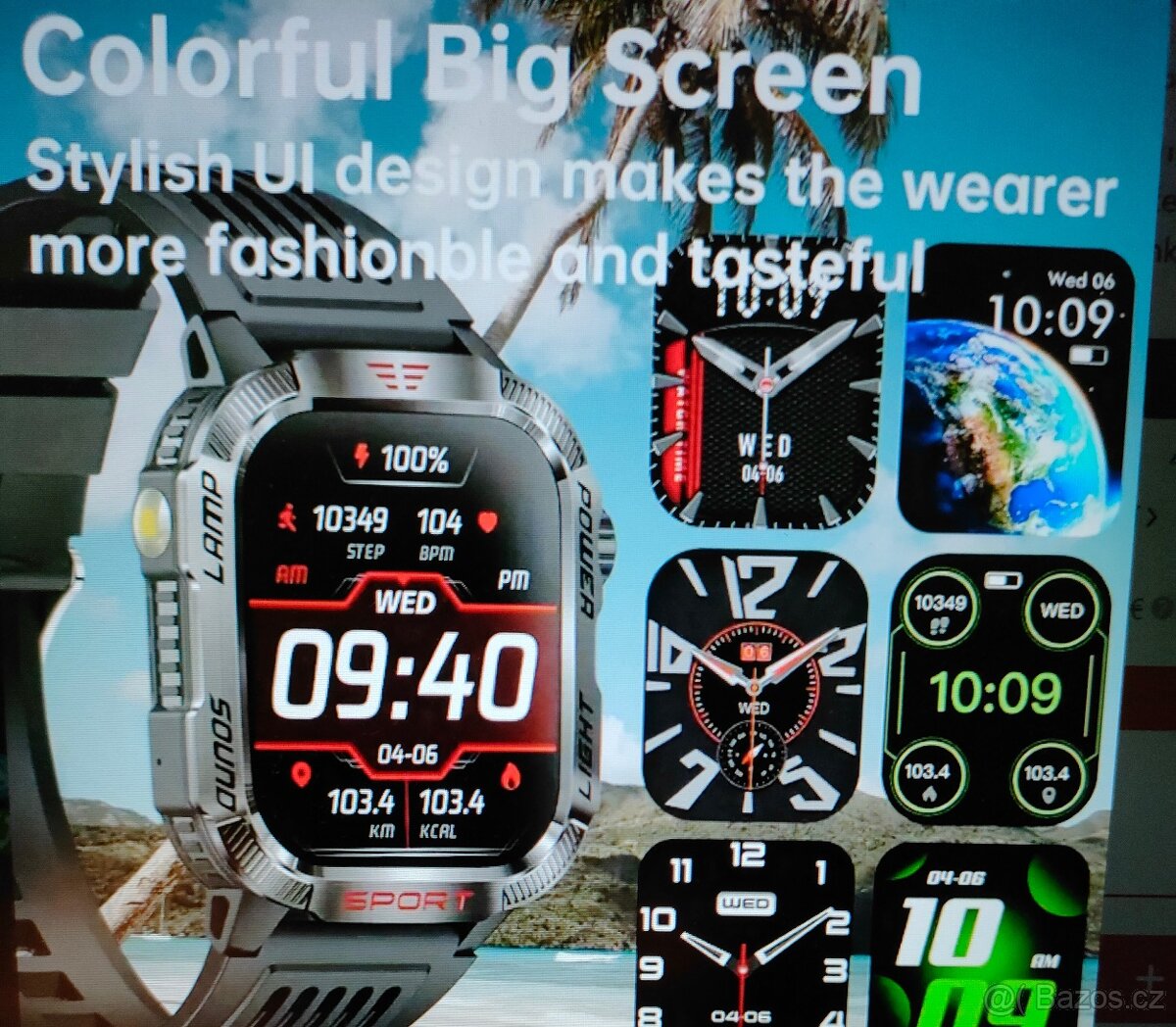 Chytré Hodinky SENBONO, 600 mAh - 3