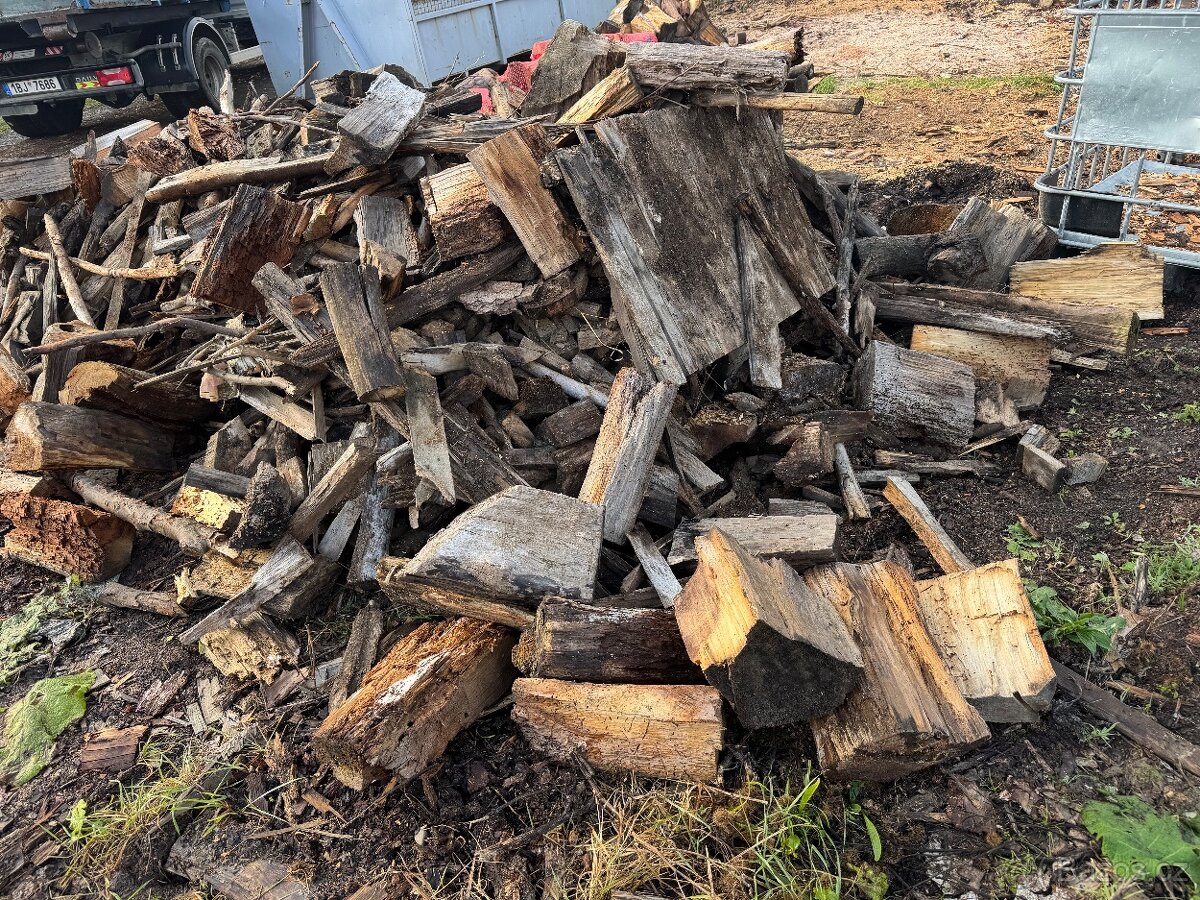 Palivové dříví. Úklid 500kč/m - 3