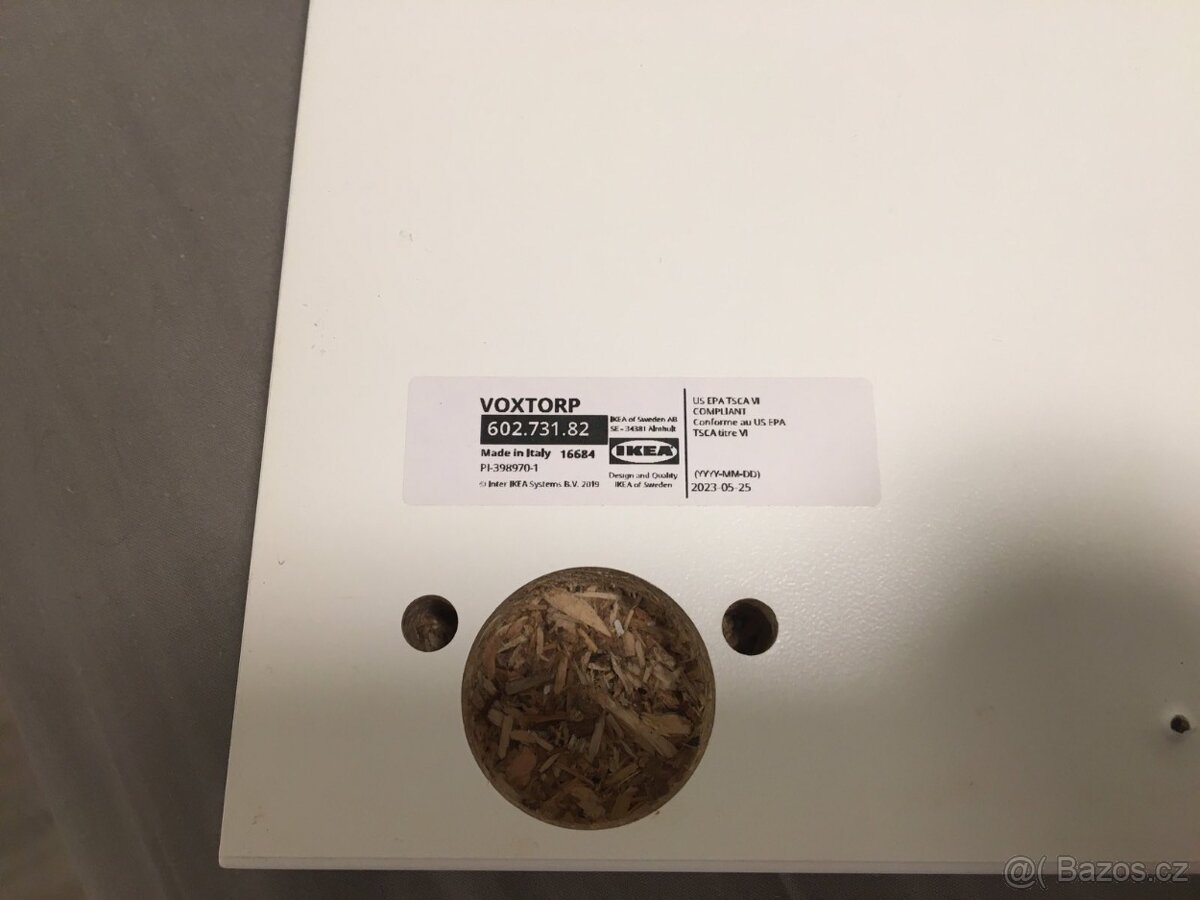 Dveře Ikea VOXTORP, matně bílá 60x60cm - 3