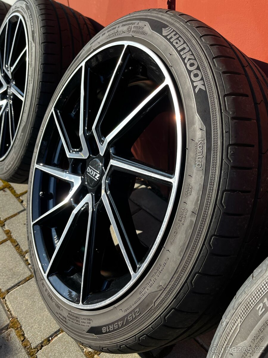 Alu kola DOTZ Spa 5x100 R18 + letní pneu Hankook 215/45 - 3