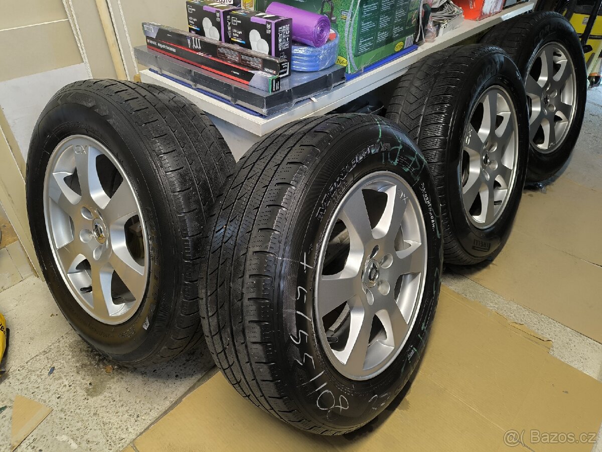 Alu kola Volvo XC60 5x108 r17 Originál,pneu zimní 6mm235/65 - 3
