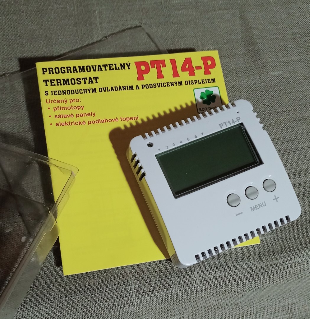Programovatelný termostat PT14-P Elektrobock nový - 3