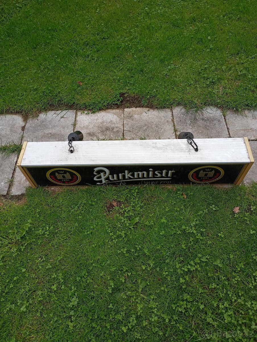 Světelná cedule na pivo purkmistr - 3