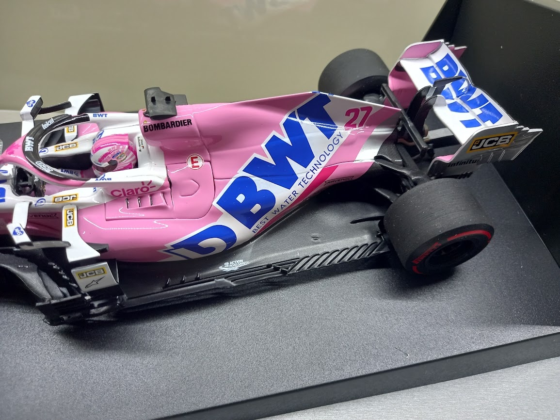 F1 BWT RACING POINT MERCEDES RP20 HULKENBERG MINICHAMPS 1:18 - 3
