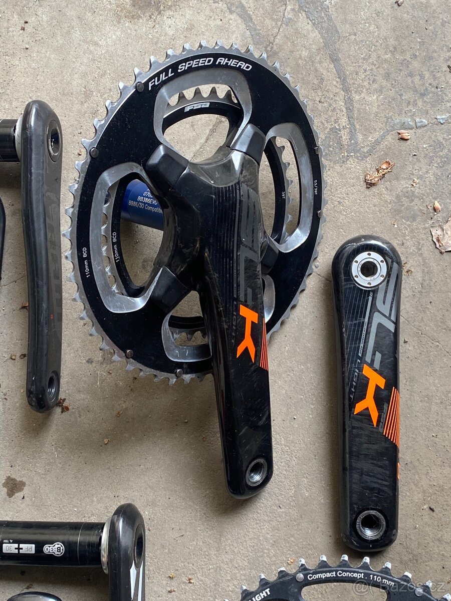 Karbonové / duralové kliky (Sram, FSA, Rotor, Shimano) - 3