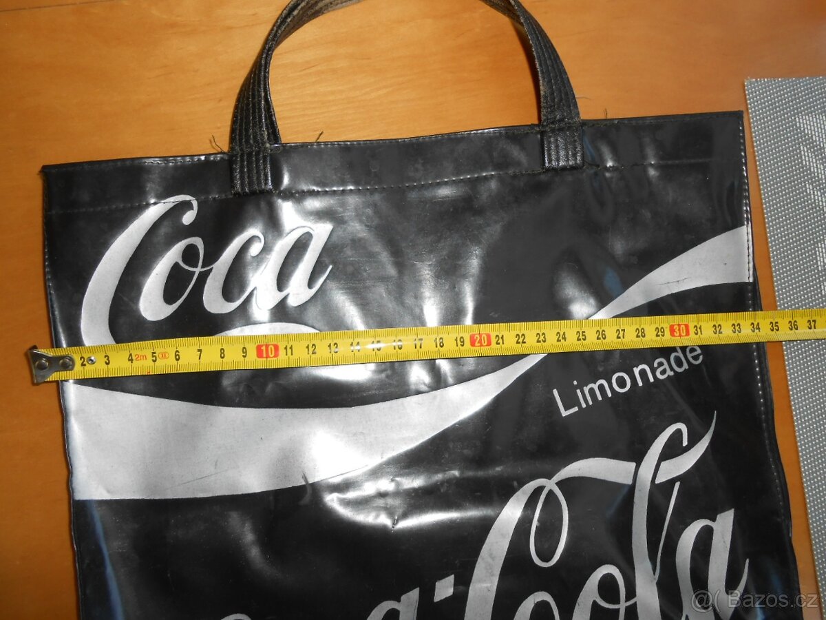 RETRO černá taška COCA COLA - nálezový stav - foto - 3