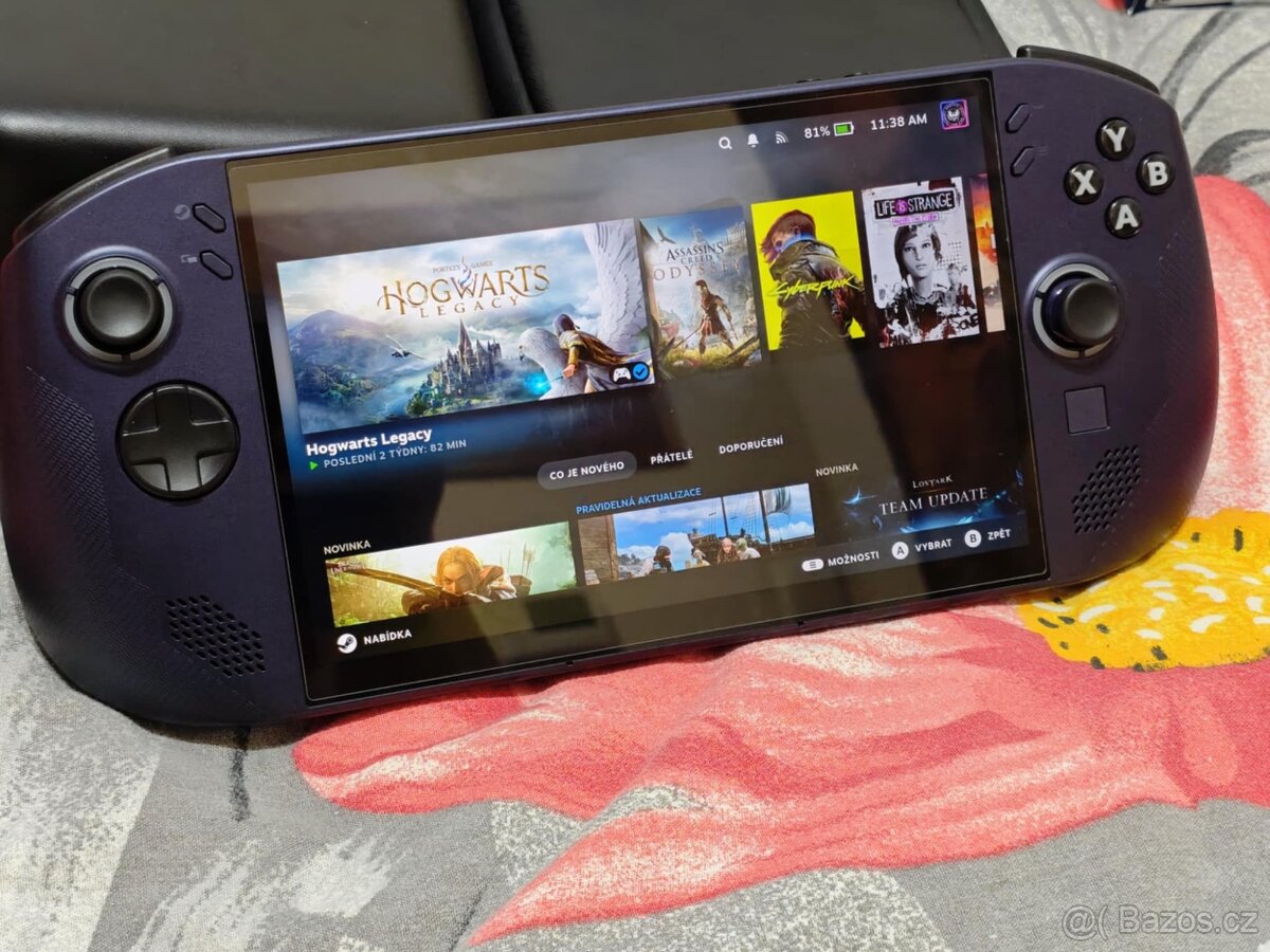 Lenovo legion Go S 1TB (steam) + nabíječka, sklo, 2 kryty - 3