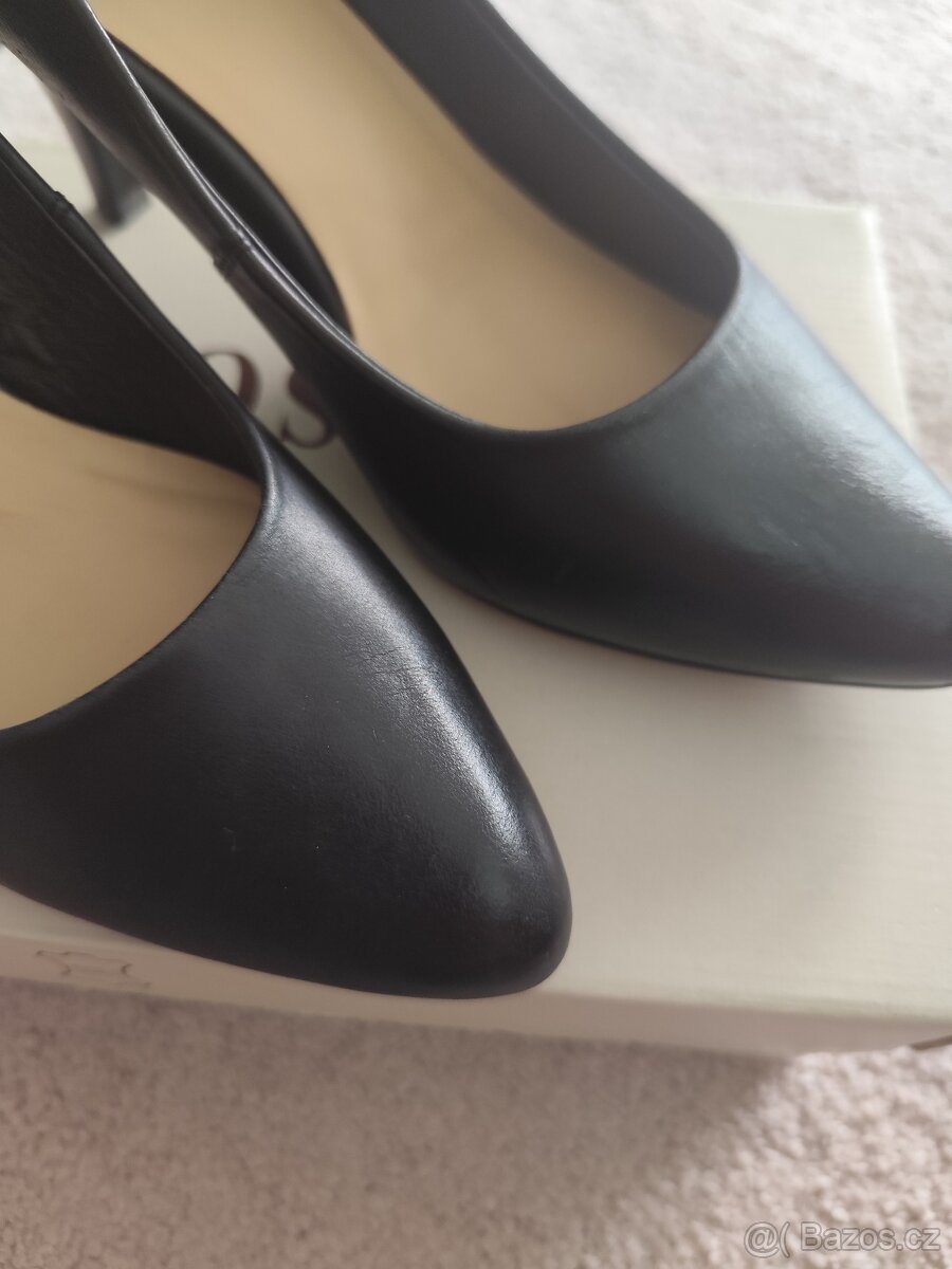Černé lodičky Lasičky vel.38 - 3